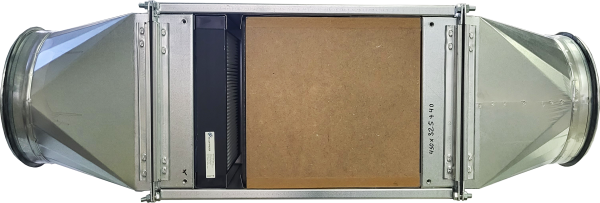 Filterbox/Filtergehäuse inkl. Vorfilter ePM1 80% + Hepa Filter H13 287x287x292mm, MDF Rahmen